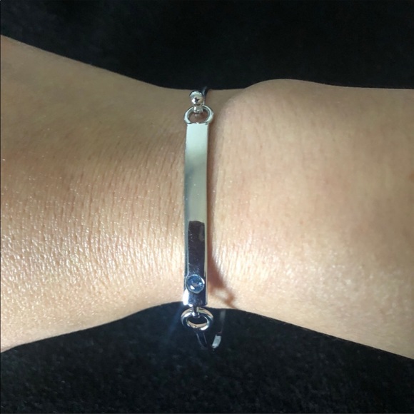 Hallmark New Sterling silver bangle- March stone - Picture 6 of 9